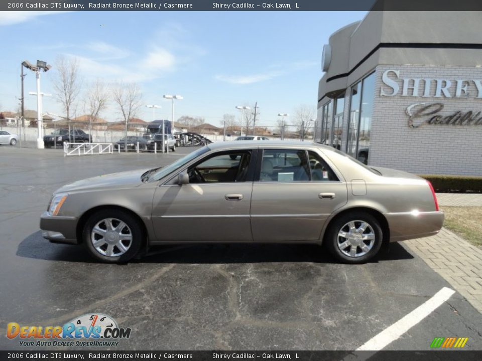 2006 Cadillac DTS Luxury Radiant Bronze Metallic / Cashmere Photo #7