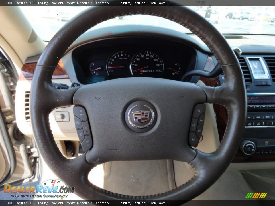 2006 Cadillac DTS Luxury Radiant Bronze Metallic / Cashmere Photo #17