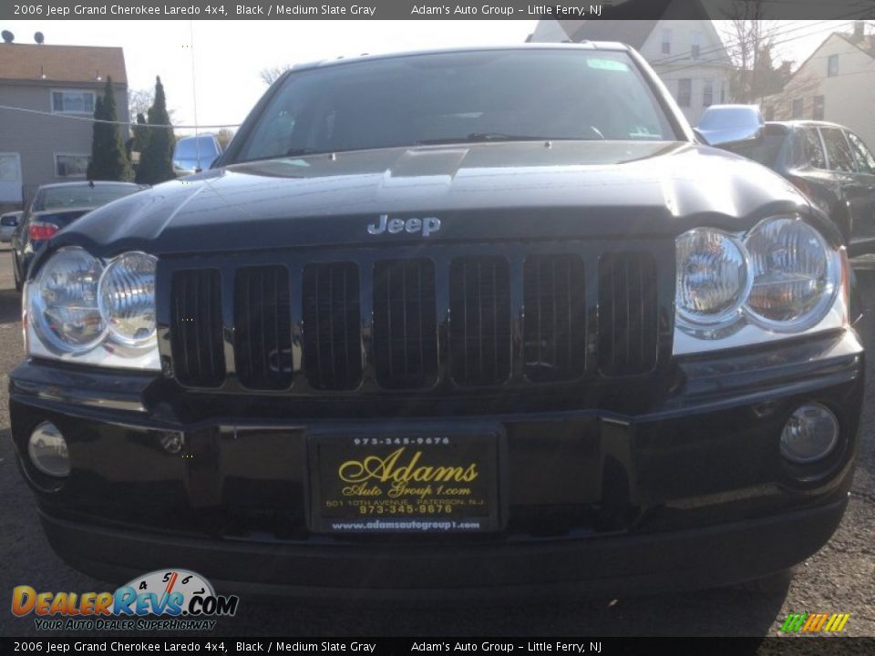 2006 Jeep Grand Cherokee Laredo 4x4 Black / Medium Slate Gray Photo #2