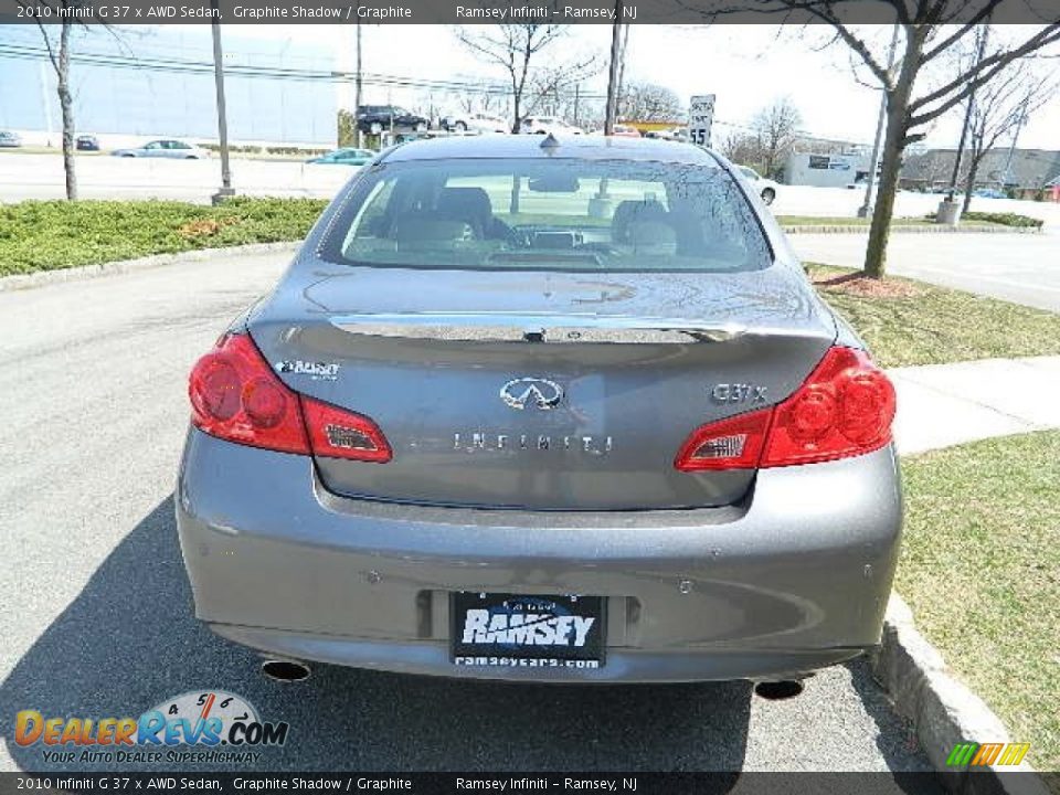 2010 Infiniti G 37 x AWD Sedan Graphite Shadow / Graphite Photo #6