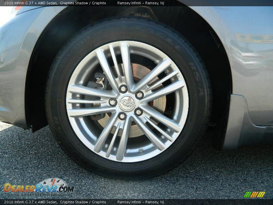 2010 Infiniti G 37 x AWD Sedan Graphite Shadow / Graphite Photo #10