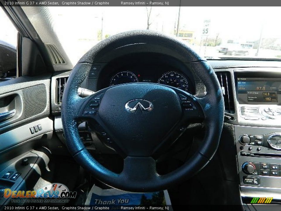 2010 Infiniti G 37 x AWD Sedan Graphite Shadow / Graphite Photo #17
