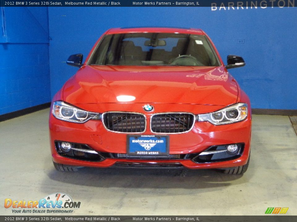 2012 BMW 3 Series 328i Sedan Melbourne Red Metallic / Black Photo #2