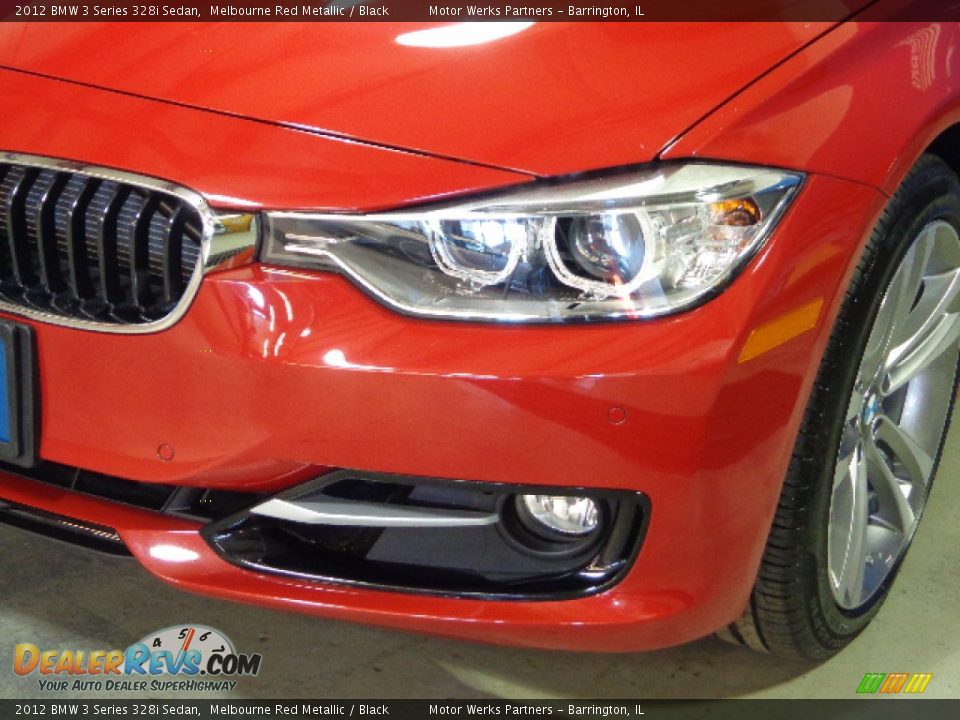 2012 BMW 3 Series 328i Sedan Melbourne Red Metallic / Black Photo #4