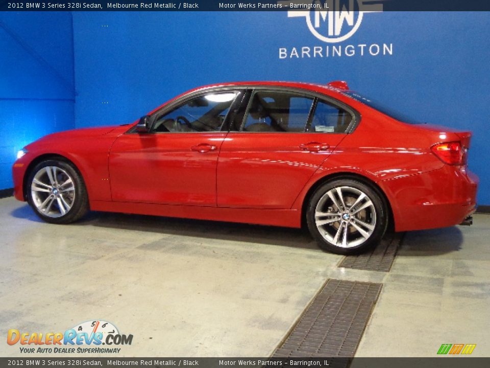 2012 BMW 3 Series 328i Sedan Melbourne Red Metallic / Black Photo #5
