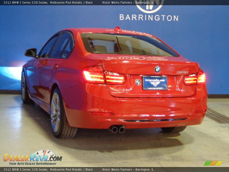 2012 BMW 3 Series 328i Sedan Melbourne Red Metallic / Black Photo #6