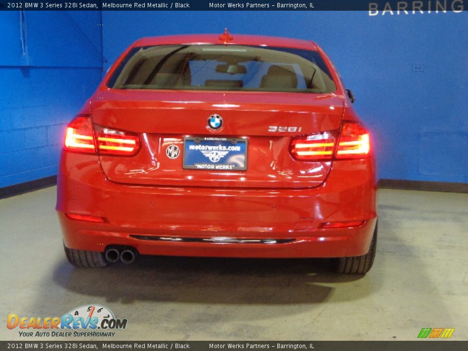 2012 BMW 3 Series 328i Sedan Melbourne Red Metallic / Black Photo #7