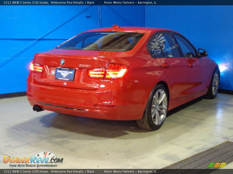 2012 BMW 3 Series 328i Sedan Melbourne Red Metallic / Black Photo #8