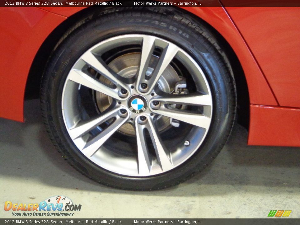 2012 BMW 3 Series 328i Sedan Melbourne Red Metallic / Black Photo #10