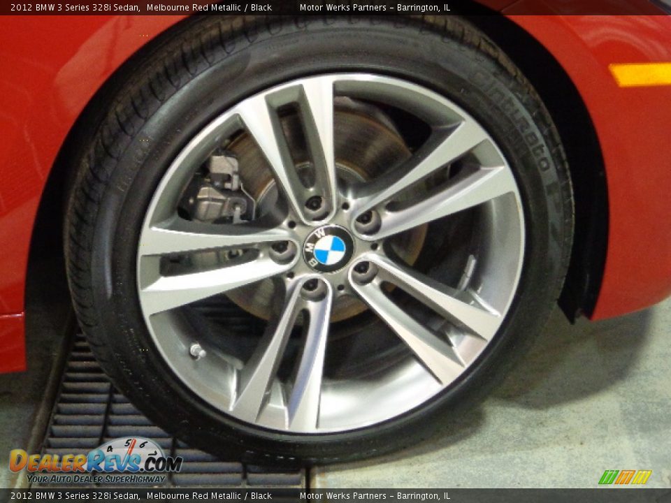 2012 BMW 3 Series 328i Sedan Melbourne Red Metallic / Black Photo #11