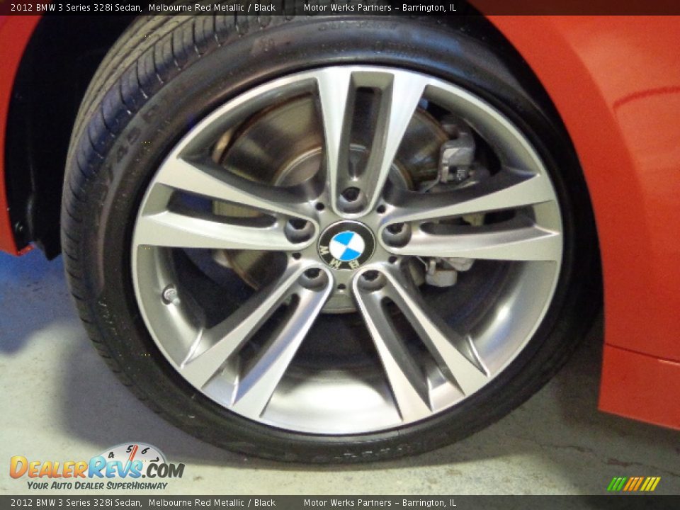 2012 BMW 3 Series 328i Sedan Melbourne Red Metallic / Black Photo #12