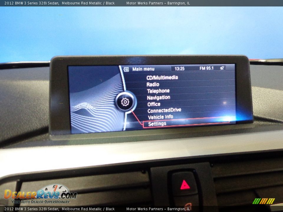 2012 BMW 3 Series 328i Sedan Melbourne Red Metallic / Black Photo #14
