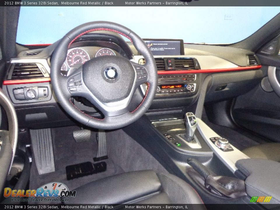 2012 BMW 3 Series 328i Sedan Melbourne Red Metallic / Black Photo #16