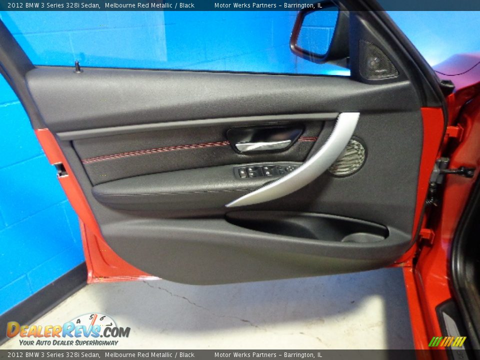 2012 BMW 3 Series 328i Sedan Melbourne Red Metallic / Black Photo #17