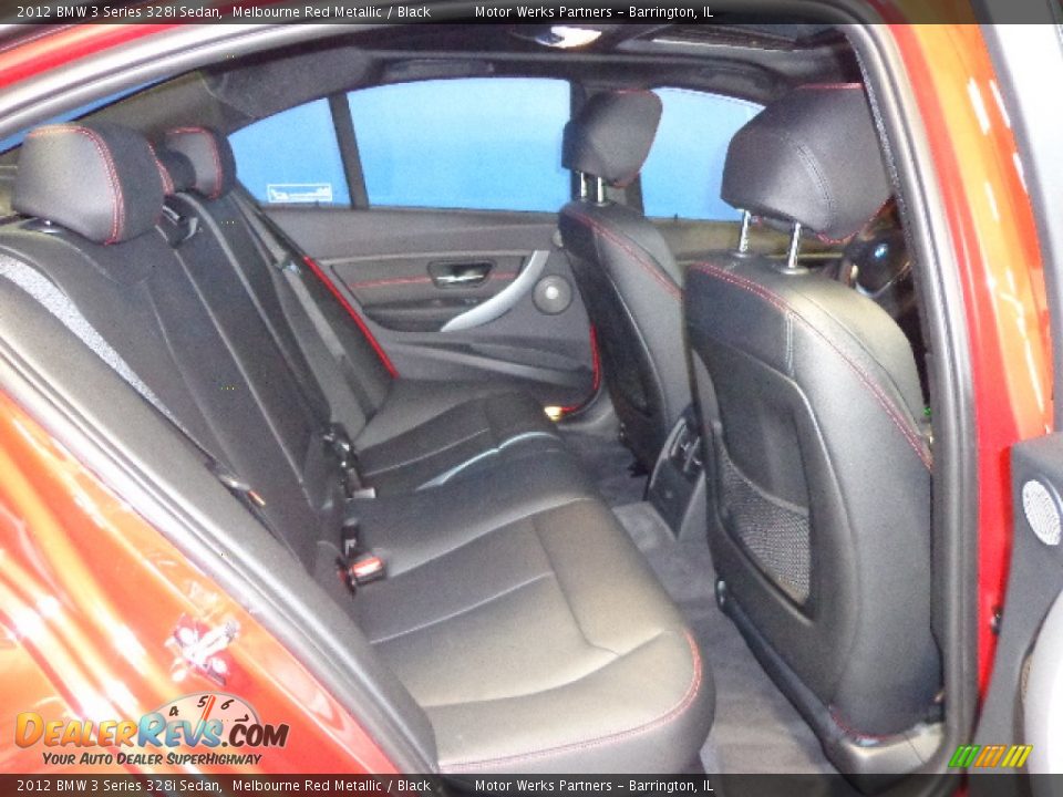 2012 BMW 3 Series 328i Sedan Melbourne Red Metallic / Black Photo #23