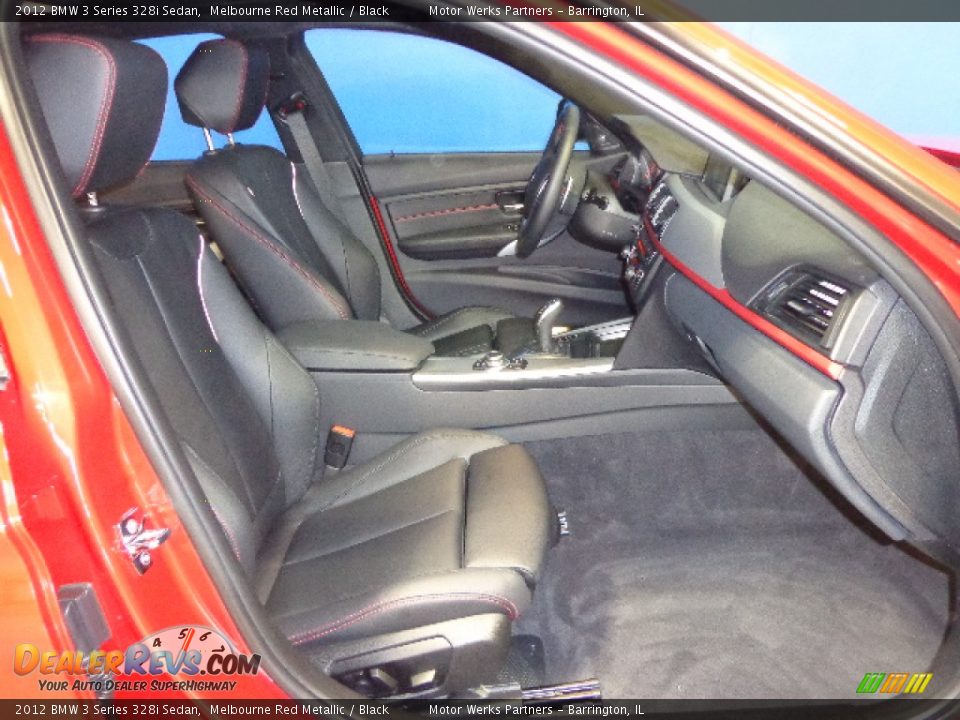 2012 BMW 3 Series 328i Sedan Melbourne Red Metallic / Black Photo #24