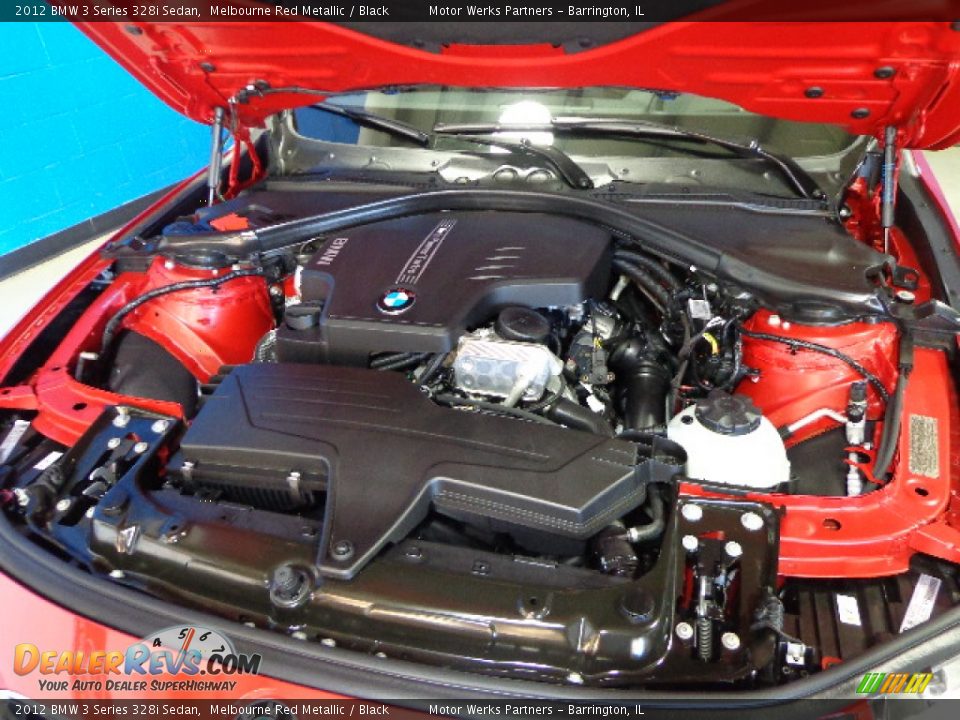 2012 BMW 3 Series 328i Sedan Melbourne Red Metallic / Black Photo #25