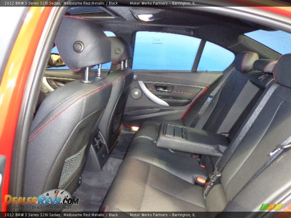 2012 BMW 3 Series 328i Sedan Melbourne Red Metallic / Black Photo #28