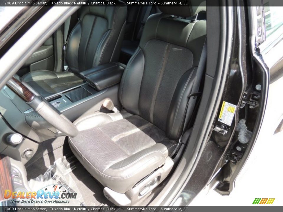 2009 Lincoln MKS Sedan Tuxedo Black Metallic / Charcoal Black Photo #5