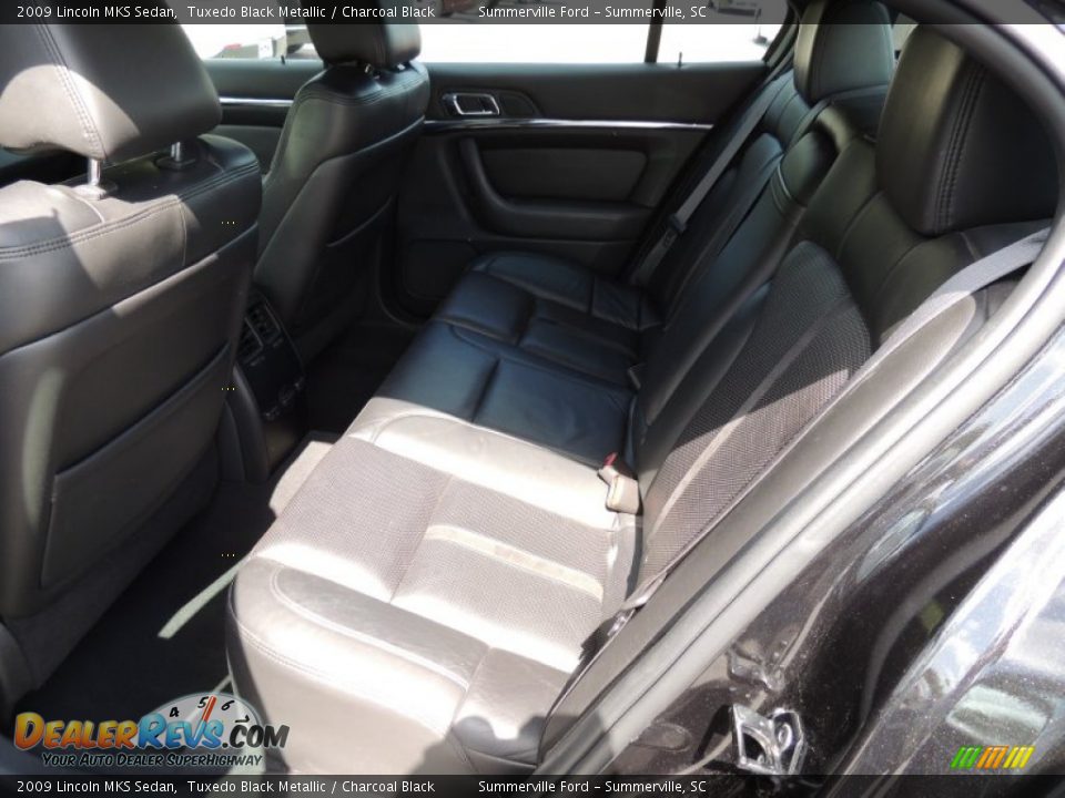 2009 Lincoln MKS Sedan Tuxedo Black Metallic / Charcoal Black Photo #7