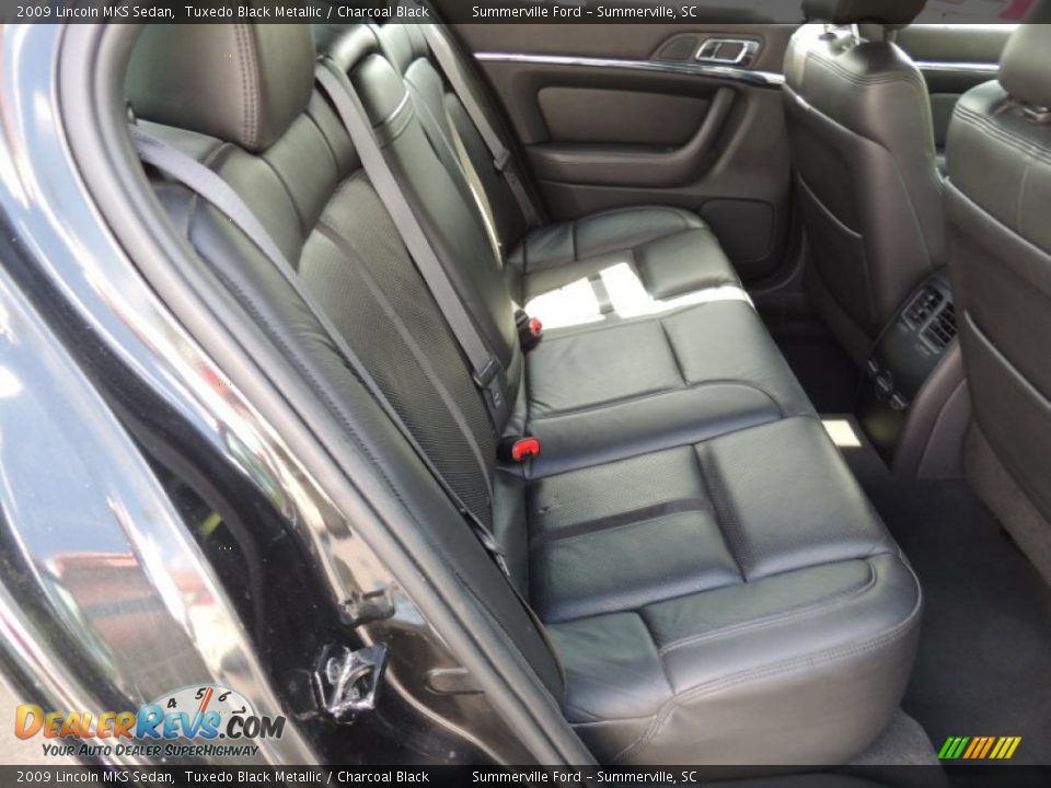 2009 Lincoln MKS Sedan Tuxedo Black Metallic / Charcoal Black Photo #11