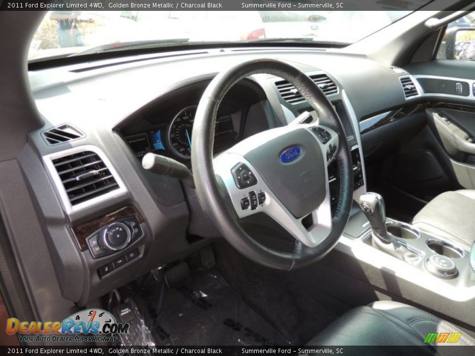 2011 Ford Explorer Limited 4WD Golden Bronze Metallic / Charcoal Black Photo #3