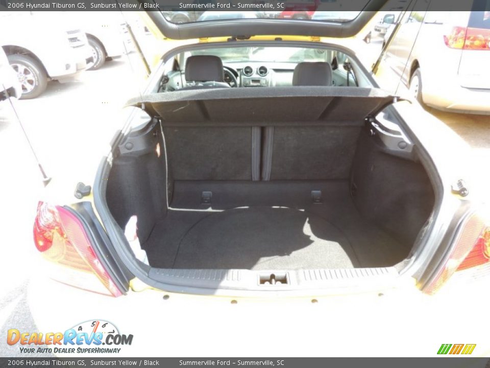 2006 Hyundai Tiburon GS Sunburst Yellow / Black Photo #12