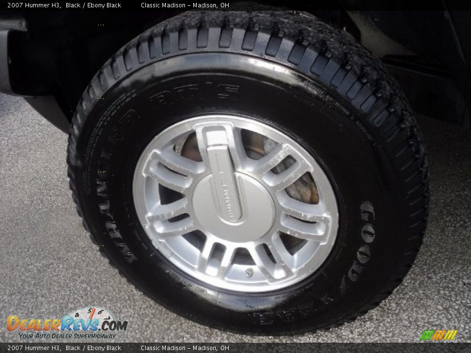 2007 Hummer H3 Black / Ebony Black Photo #4