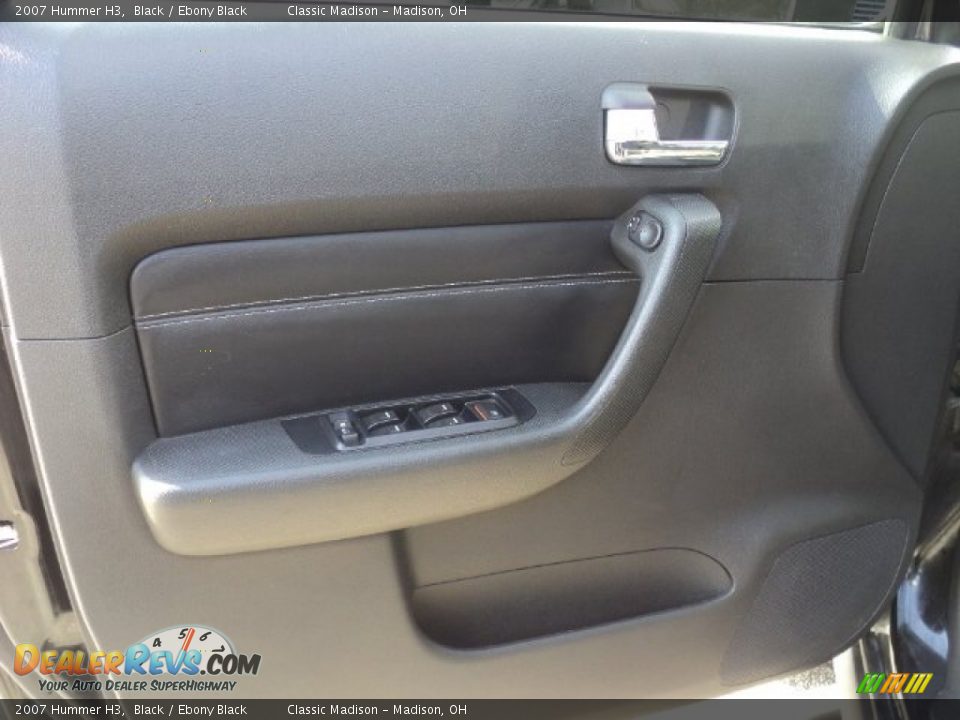 2007 Hummer H3 Black / Ebony Black Photo #5