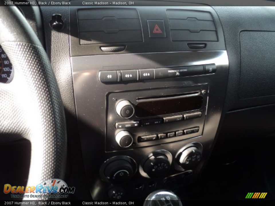 2007 Hummer H3 Black / Ebony Black Photo #8