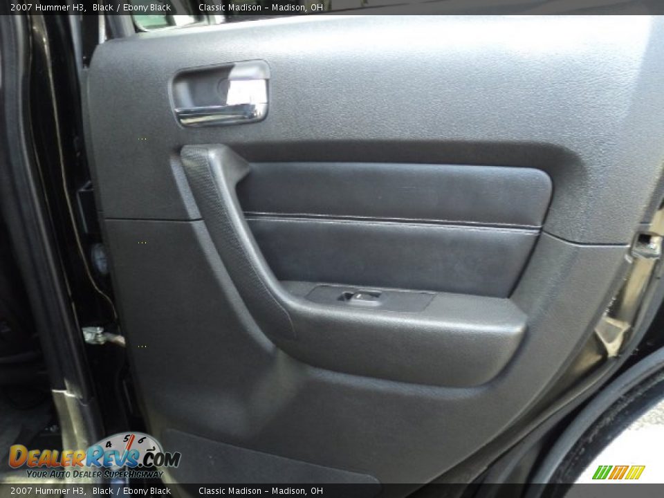 2007 Hummer H3 Black / Ebony Black Photo #12
