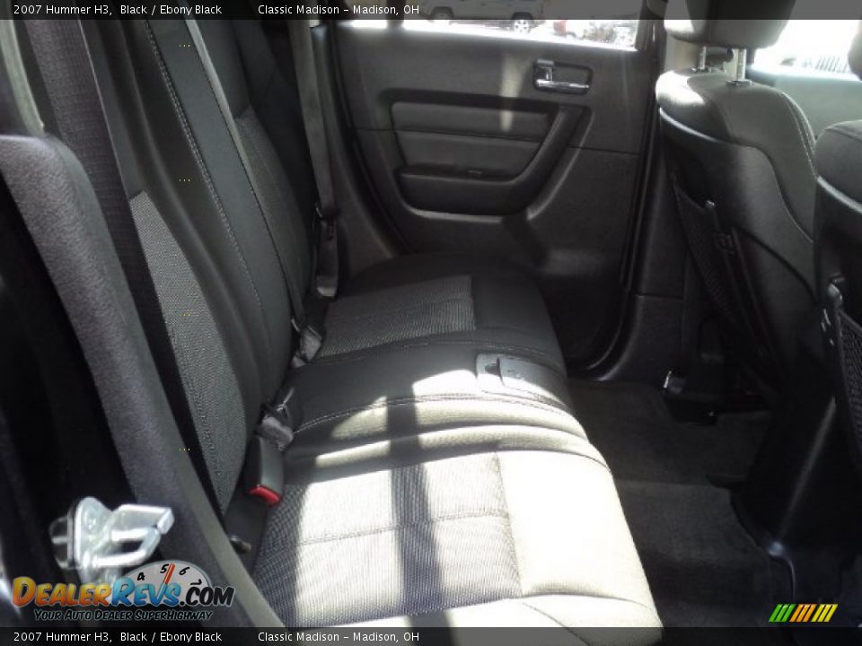 2007 Hummer H3 Black / Ebony Black Photo #13