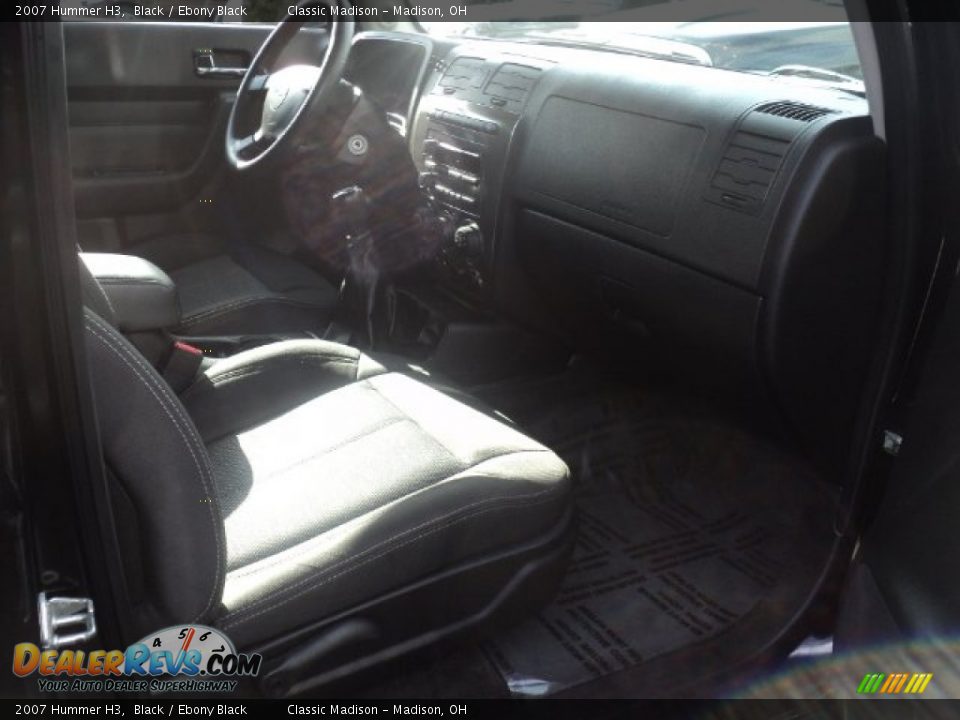 2007 Hummer H3 Black / Ebony Black Photo #14