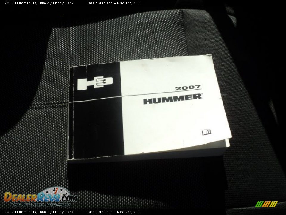 2007 Hummer H3 Black / Ebony Black Photo #15