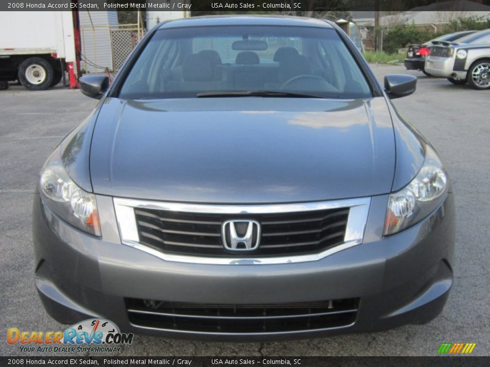 2008 Honda Accord EX Sedan Polished Metal Metallic / Gray Photo #1