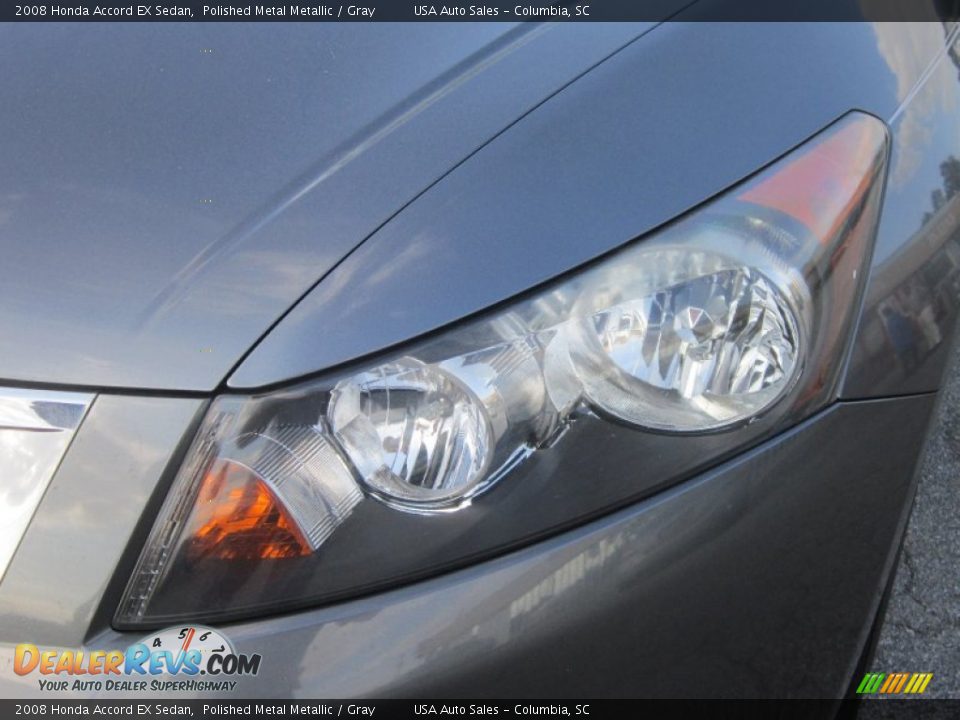 2008 Honda Accord EX Sedan Polished Metal Metallic / Gray Photo #2