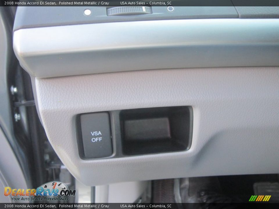 2008 Honda Accord EX Sedan Polished Metal Metallic / Gray Photo #19