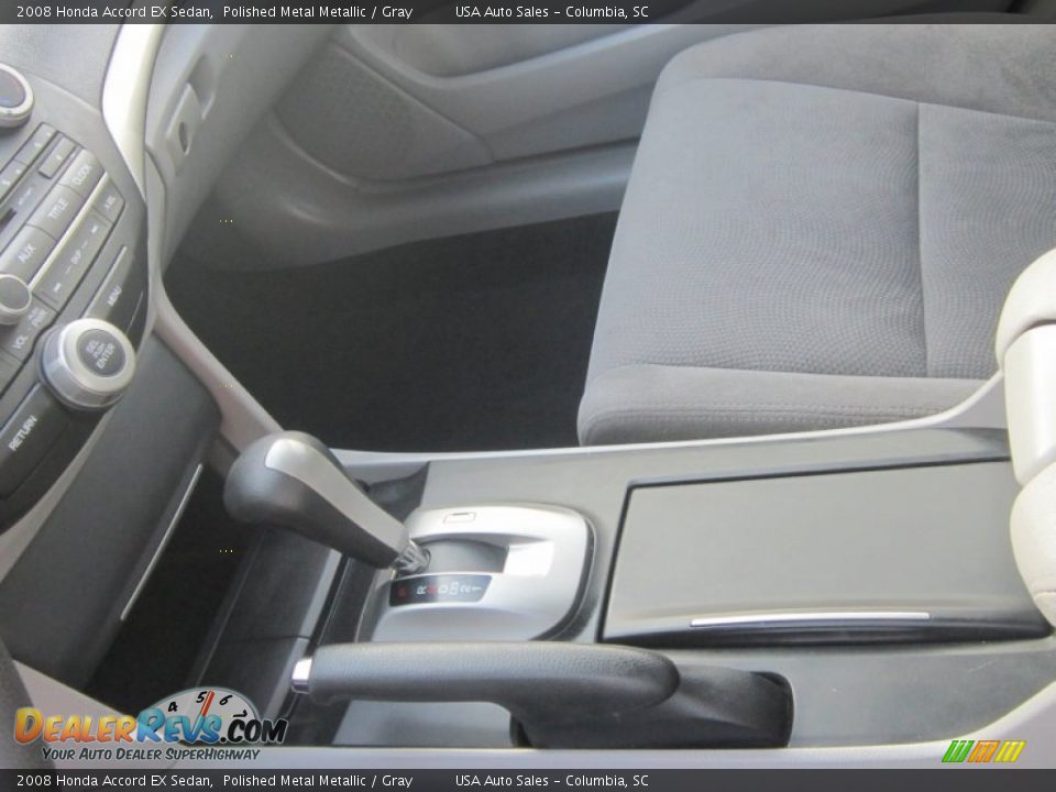 2008 Honda Accord EX Sedan Polished Metal Metallic / Gray Photo #21