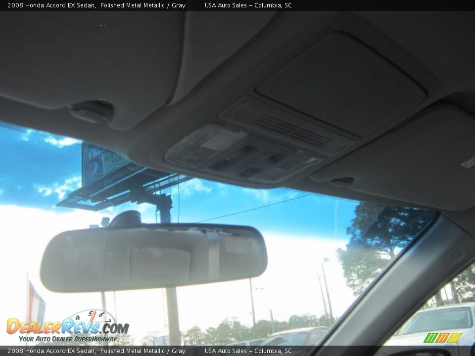 2008 Honda Accord EX Sedan Polished Metal Metallic / Gray Photo #22