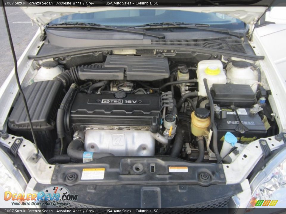 2007 Suzuki Forenza Sedan 2.0 Liter DOHC 16-Valve 4 Cylinder Engine Photo #18