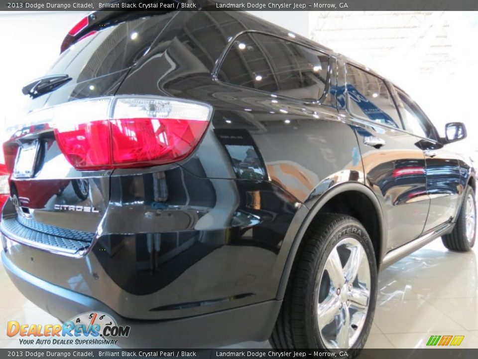 2013 Dodge Durango Citadel Brilliant Black Crystal Pearl / Black Photo #3