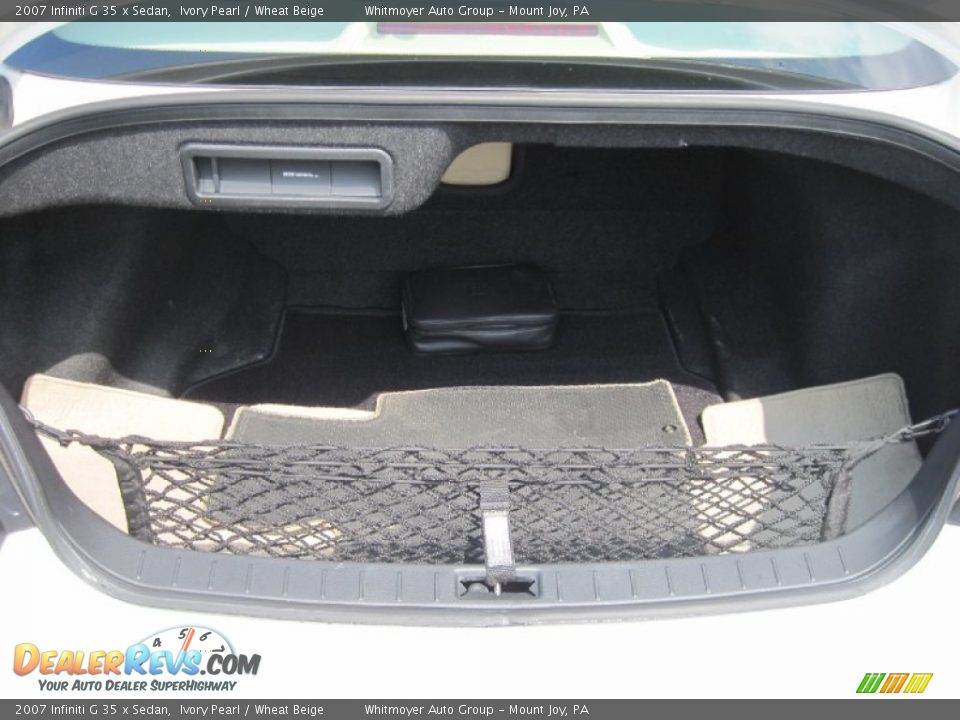 2007 Infiniti G 35 x Sedan Ivory Pearl / Wheat Beige Photo #13