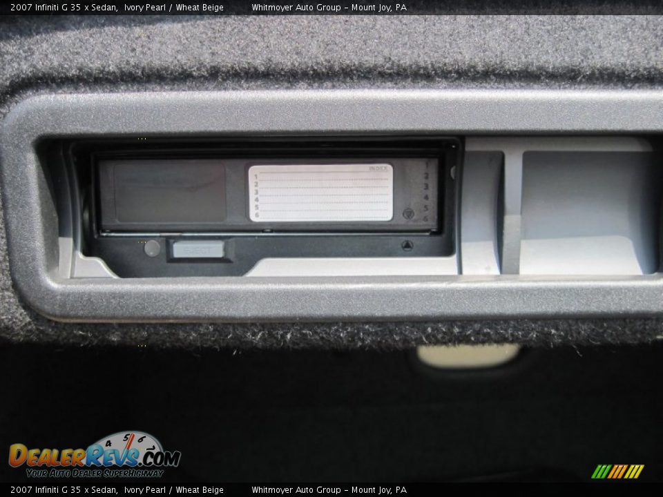 2007 Infiniti G 35 x Sedan Ivory Pearl / Wheat Beige Photo #14