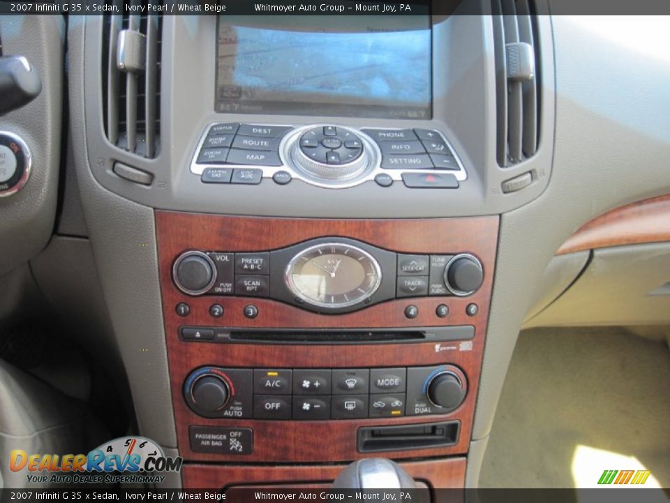 2007 Infiniti G 35 x Sedan Ivory Pearl / Wheat Beige Photo #22