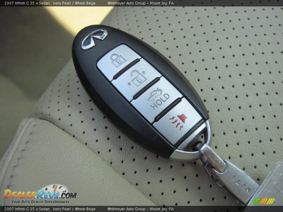 Keys of 2007 Infiniti G 35 x Sedan Photo #31