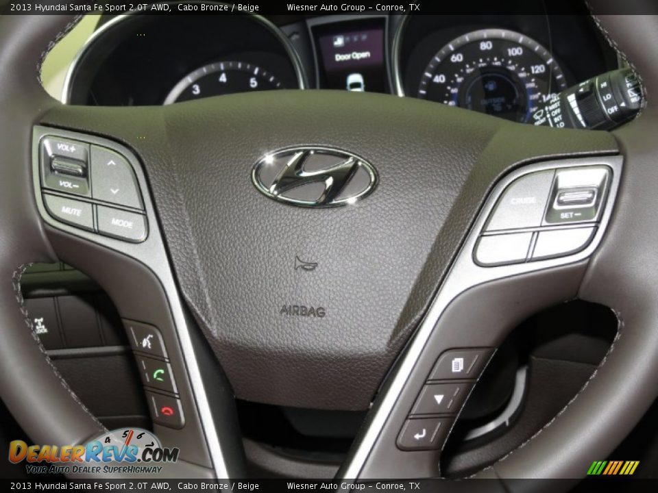 2013 Hyundai Santa Fe Sport 2.0T AWD Cabo Bronze / Beige Photo #4