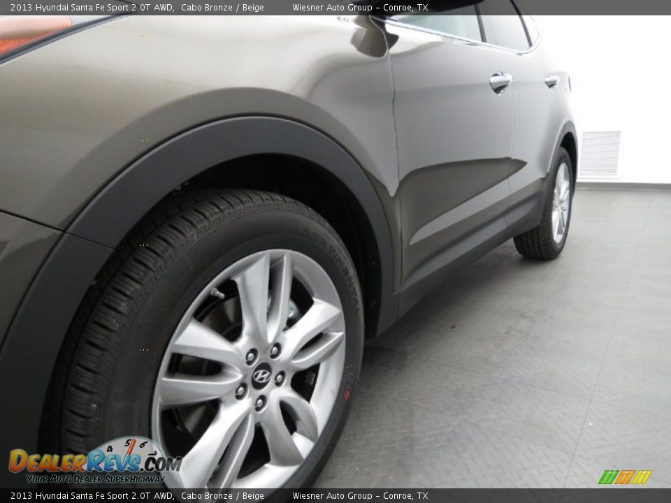 2013 Hyundai Santa Fe Sport 2.0T AWD Cabo Bronze / Beige Photo #5