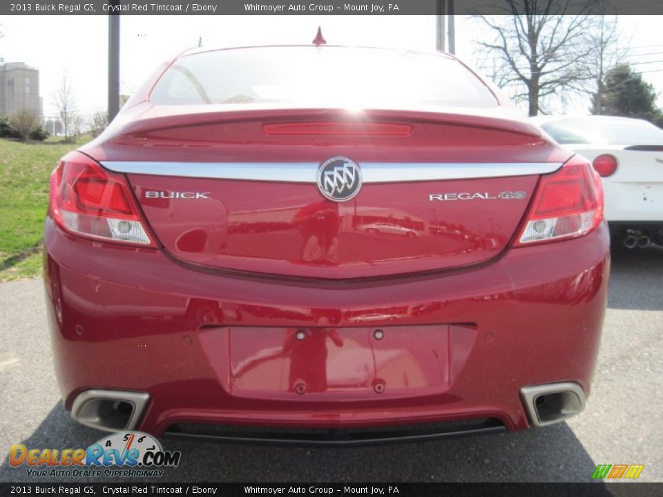 2013 Buick Regal GS Crystal Red Tintcoat / Ebony Photo #4