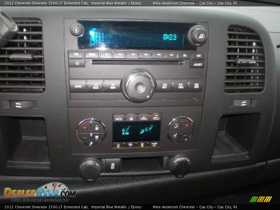 2012 Chevrolet Silverado 1500 LT Extended Cab Imperial Blue Metallic / Ebony Photo #8