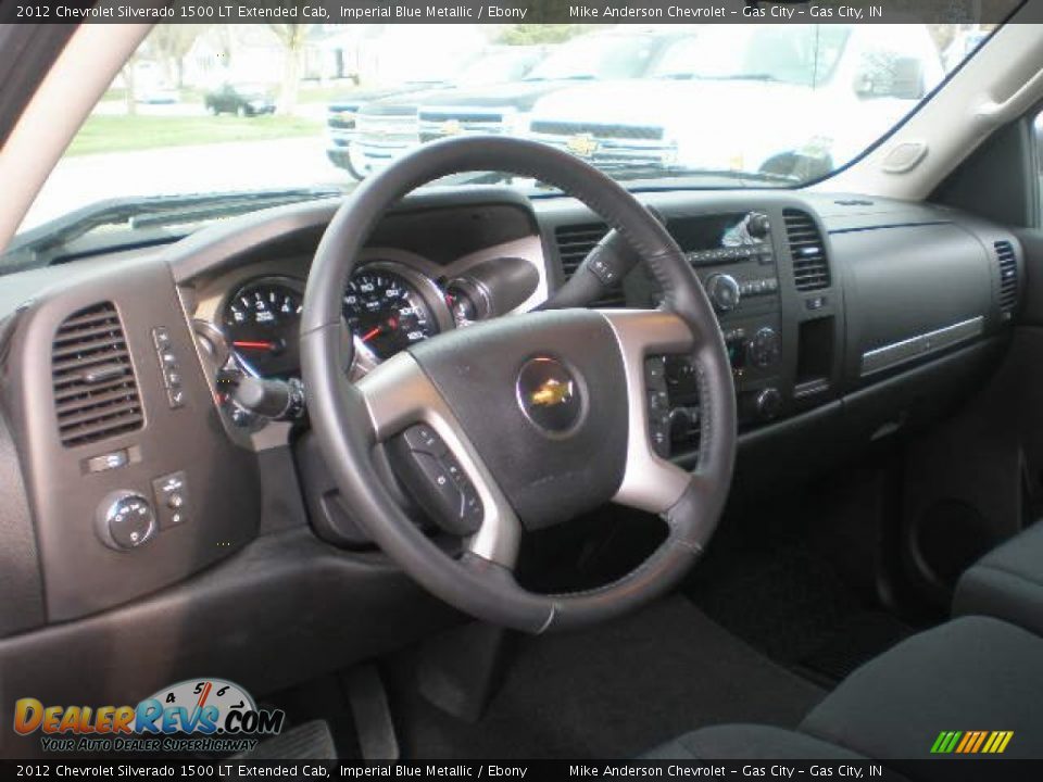 2012 Chevrolet Silverado 1500 LT Extended Cab Imperial Blue Metallic / Ebony Photo #15